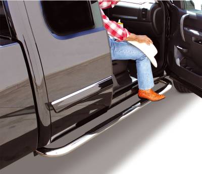 Estribos serie 4000 + Brackets Inoxidable Chevrolet Avalanche 02-06/Suburban 00-06/GMC Yukon 00-06