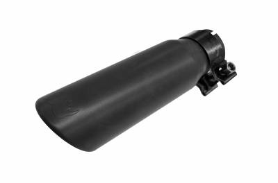Colilla de escape para tubos de  2 1/4" Negra