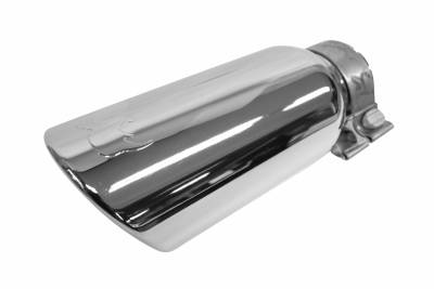 Colilla de escape para tubos de  2 3/4" Cromado