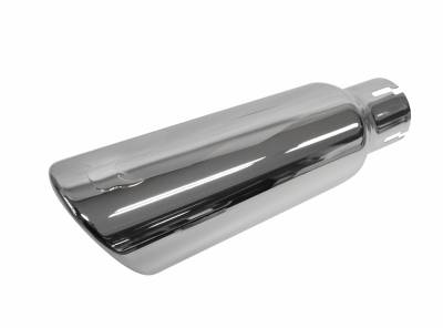 Colilla de escape para tubos de  2" Cromado