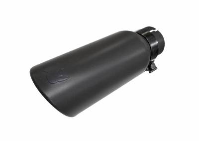 Colilla de escape para tubos de  3 1/2"  Negra