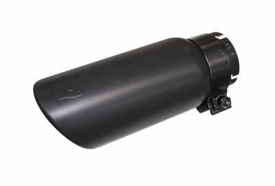 Colilla de escape para tubos de  3"  Negra
