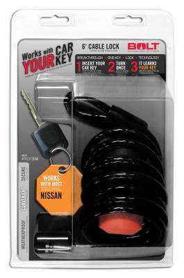 BOLT - CABLE CON CANDADO BOLT RECEPTOR 6FT. NISSAN - Image 1