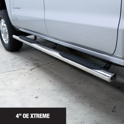 Go Rhino 4" Estribos OE Xtreme Kit - 67" de largo Acero Inoxidable + Brackets Kia Sportage 17-18