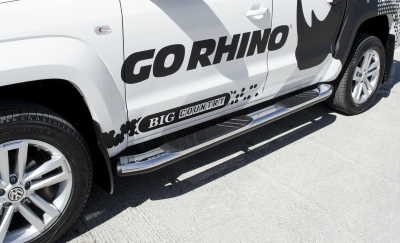 Realtruck - 5" OE Xtreme 80" Estribos + brackets VW Amarok 10-19 Cromado - Image 2