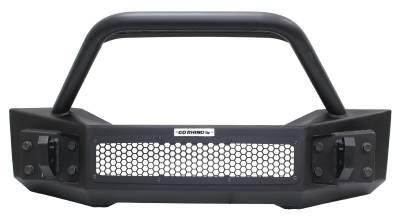 Rockline Stubby Winch Bumper para Wrangler JK 07-18 / Wrangler JL / Gladiator 18-25 (Defensa delantera con porta lampara)