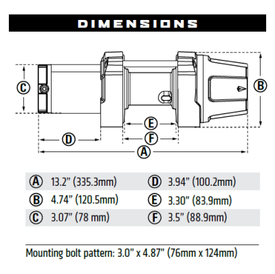 Warn - Winch Warn VRX 25 Powersports (Cuerda Sintética) - Image 5