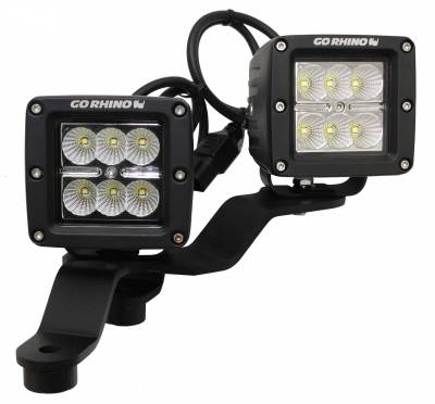 Go Rhino - Montaje para LED delanteros para Wrangler JL / Gladiator 20-24 - Image 3