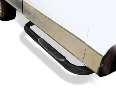 Estribos serie 4000 + Brackets Negro Dodge Ram 09-14 Reg Cab