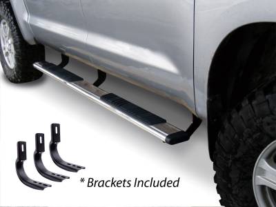 5" OE Xtreme Low Profile 80" Inoxidable + brackets Ford F-150/Lobo 15 - 24 Super Crew