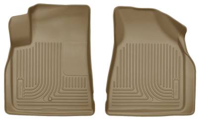Husky FloorLiners 1ra fila beige Traverse 09-16