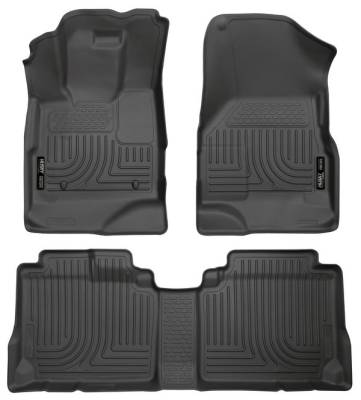 Husky FloorLiners 1ra y 2da fila negro Chevrolet Equinox/GMC Terrain 10-17