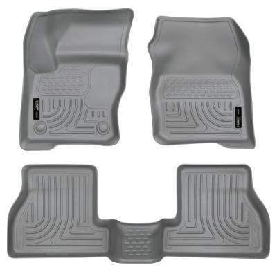 Husky FloorLiners 1ra y 2da fila gris Ford Focus 12-15