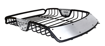 Go Rhino Canastilla SR10 (Negro con Aluminio) - 48" de largo