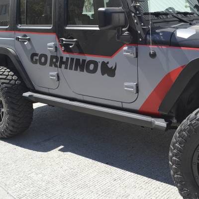 Go Rhino - Estribos Electricos GR Jeep Wrangler JK 07-18 (4 Puertas) - Image 2