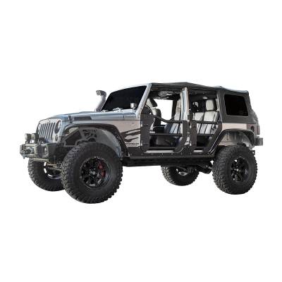 Go Rhino - Puerta Tubular Delantera Go Rhino Jeep Wrangler JK 07-18 - Image 3