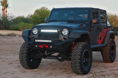Rigid Industries - Parrilla para Light Bar E-Series 20" Jeep Wrangler JK 07-18 - Image 1