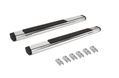 Estribos de 6" OE Xtreme Cromado - 52" + Brackets Ford F-150/Lobo 15 - 24 / F-250 - F-350 Super Duty 15-22