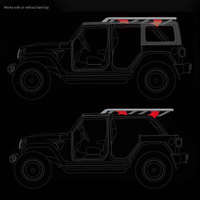 Go Rhino - Kit de Montaje para Canastillas SRM Jeep Wrangler JK 07-18 - Image 5