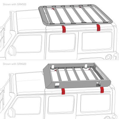 Go Rhino - Kit de Montaje SRM 4 Brackets (Vierte Aguas) - Image 4