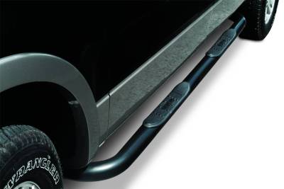 Estribos serie 4000 + Brackets Negro Toyota Tacoma 16-23 Dob Cab