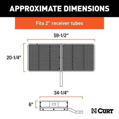 Curt Manufacturing - Canastilla de Tirón Acero 60"x 20" - Image 3