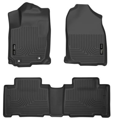 Floor Liners Husky 1ra y 2da Fila Negro Rav4 13-16