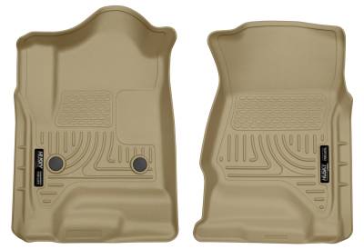 Floor Liners Husky 1ra Fila Cafe Silverado 1500 Crew Cab 15-19