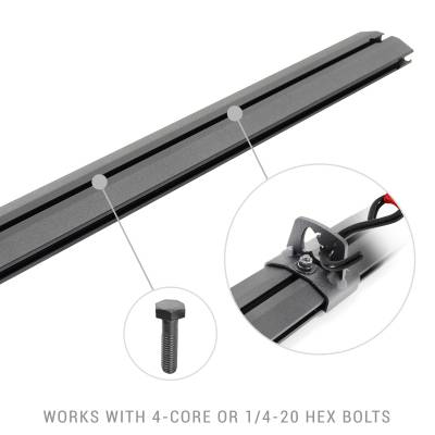 Go Rhino - Kit de Accesorios de riel para barras XRS (Doble cabina) - Image 4