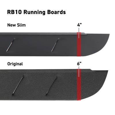 Go Rhino - Estribos RB10 Slim 80" Pol para NP300 16-24 - Image 6