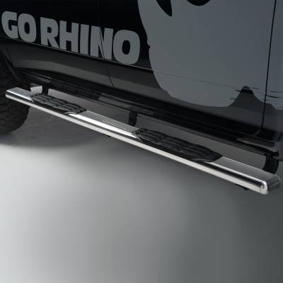 Go Rhino - Estribos Widesider 5" Fusion Inox para NP300 16-24 - Image 5