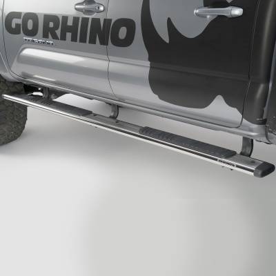 Go Rhino - Estribos Widesider 5" Platinum Inox para NP300 16-24 - Image 6