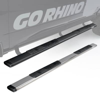 Go Rhino - Estribos Widesider 5" Platinum Inox para NP300 16-24 - Image 8