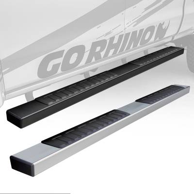 Go Rhino - Estribos Widesider 6" II Platinum Inox para NP300 16-23 - Image 7