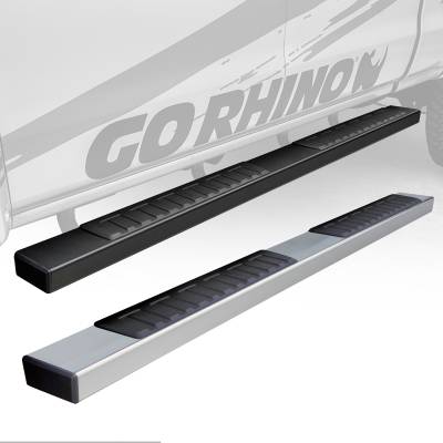 Go Rhino - Estribos Widesider Platinum II 6" Inox para NP300 16-23 - Image 7