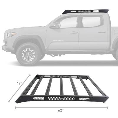 Go Rhino - Canastilla CEROS para Silverado 1500 19-22 Crew Cab - Image 13