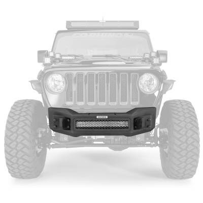 Go Rhino - Bumper Delantero Rockline Stubby Winch Para Wrangler JL/JLU / Gladiator JT 18-24 (3 y 5 puertas.) - Image 1