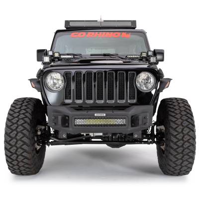 Go Rhino - Bumper Delantero Rockline Stubby Winch Para Wrangler JL/JLU / Gladiator JT 18-24 (3 y 5 puertas.) - Image 2