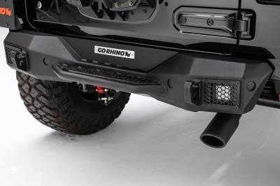 Go Rhino - Rockline Rear Stubby Bumper para Wrangler JL / Gladiator 18- 24 (Defensa trasera) - Image 1