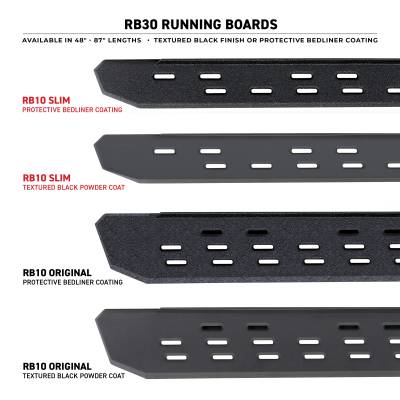 Go Rhino - Estribos RB30 Slim  87" Ngo Text (Universal) - Image 5