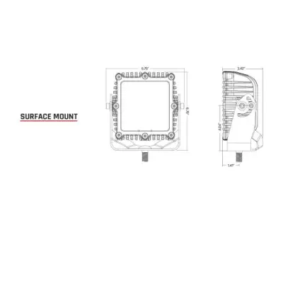 Rigid Industries - Q-Series Spot Con Amber PRO Lens - Image 3