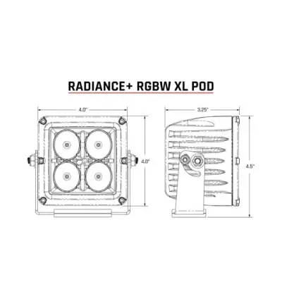 Rigid Industries - Radiance Plus Pod XL RGBW Par - Image 5