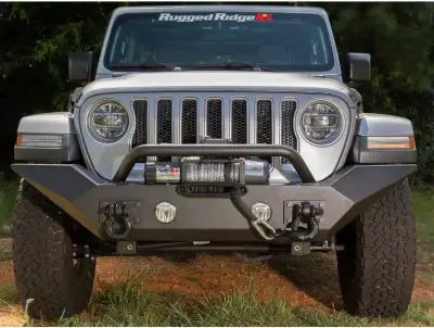 Rugged Ridge - Eurotubo para Defensa Delantera Spartan Rugged Ridge para Wrangler JL / Gladiator 18-24 2D/4D - Image 6