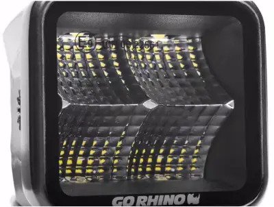 Go Rhino - Faros CUBEIT 2.75" GR Blackout Series 2 Pares Flood - Image 8