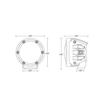 Rigid Industries - Faros Redondos Rigid 360 Series RGB de 4" Drive (par) - Image 16