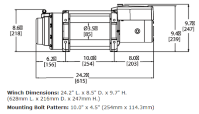 Warn - Winch Warn de Peso Pesado 16.5ti Termométrico - Image 5