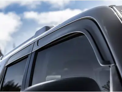 Husky Liners - Deflector de ventana ventivisor de perfil bajo Smoke para F-150/lobo 15 - 24 Sup Cab - Image 5