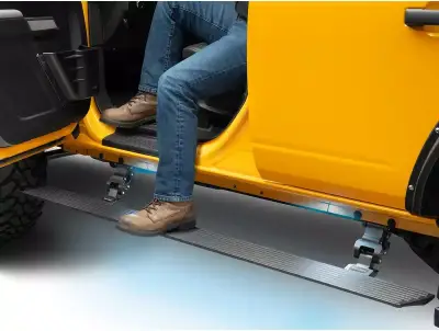 Realtruck - Estribos Electricos Voltstep Ngo Text para NP300 / Frontier 16-25 Dob Cab - Image 14