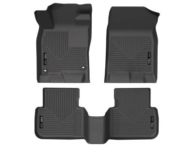Tapetes Husky Weatherbeater 1ra y 2da Fila color Negro para Civic 22 - 25