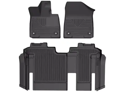 Tapetes Husky Weatherbeater 1ra y 2da Fila color Negro para Sienna 21 - 25